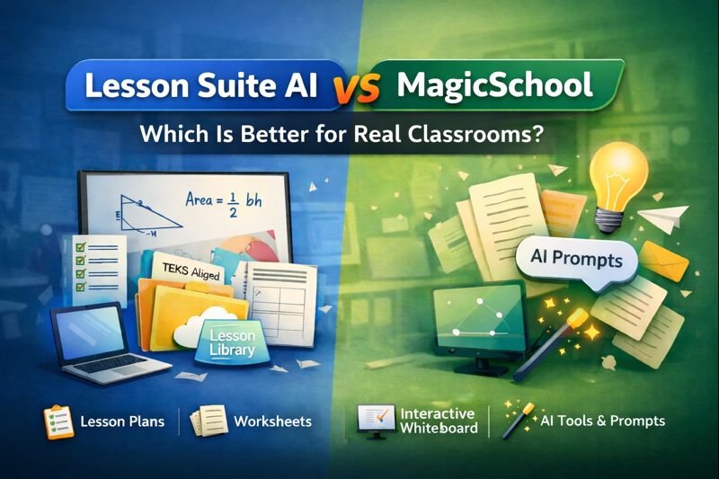 Lesson Suite AI vs MagicSchool: Which Is Better for Real Classrooms?