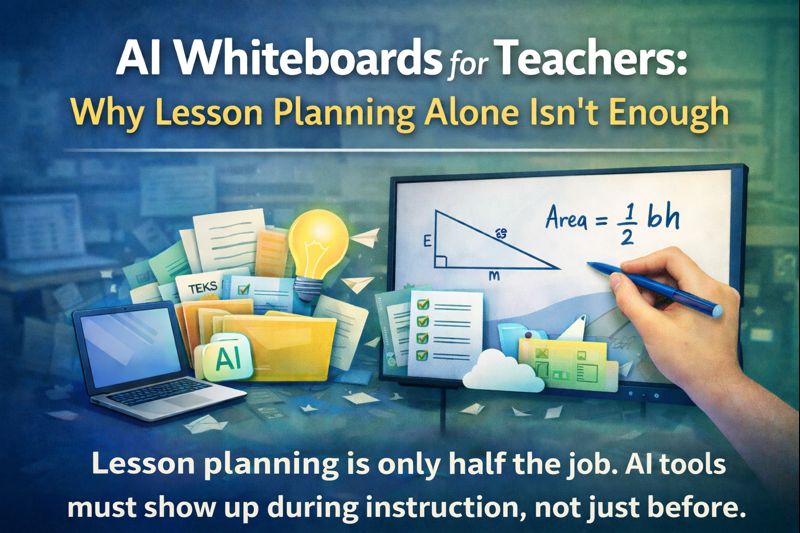AI Whiteboards for Teachers: Why Lesson Planning Alone Isn’t Enough